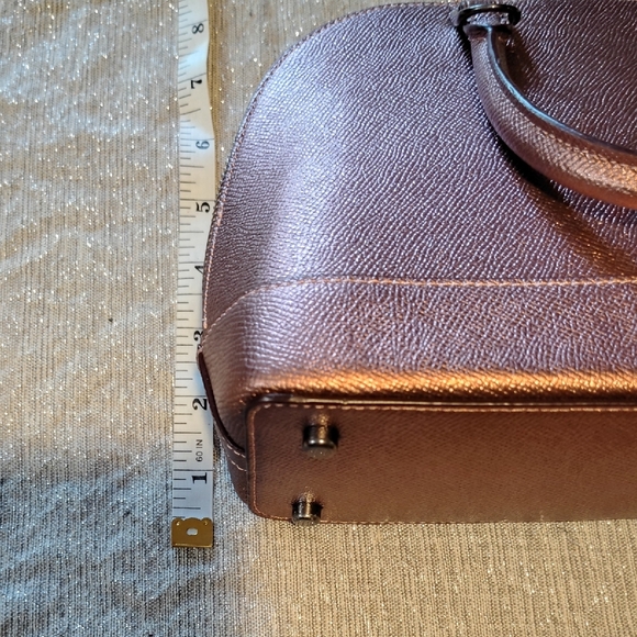 Coach Shimmering Bronze Satchel - Picture 9 of 9